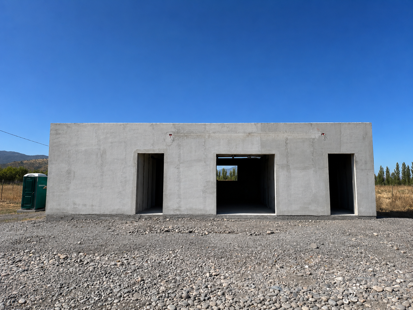 Fachada de vivienda en construcción con paneles SIP